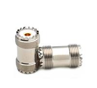 OUYNIEI 1 unidad de conector adaptador RF UHF hembra SO-239 a for PL-259 macho SL16,M,UHF-KK