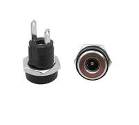 OUYNIEI 10/50 piezas DC022B 5, x 2,1 mm conector de alimentación CC 3, hembra montaje en panel adaptador enchufe, pines(3.5x1.3mm,200pcs)