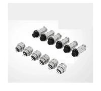 OUYNIEI 5/10/20 Juegos de enchufes aviación circulares impermeables GX12 GX16 GX20 2 a 15 pines, una selección calidad(GX12,5Sets (Male Female),3P)