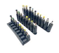 OUYNIEI Conector hembra de alimentación CC, 8 en 1, 10, conectores 5, x 2, mm a macho 3,5/4,0/4,8/5,5/5,2/6,3/6,0(8-in-1Right Angle)