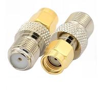 OUYNIEI Convertidor de conector antena coaxial RF SMA macho hembra a PL259 SO239 RP N BNC UHF TNC for escáner cámara CCTV(RPSMAJ-TNCK,5PCS)
