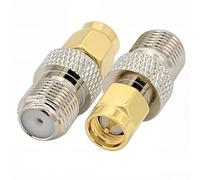 OUYNIEI Convertidor de conector antena coaxial RF SMA macho hembra a PL259 SO239 RP N BNC UHF TNC for escáner cámara CCTV(SMAJ-TNCK,20PCS)