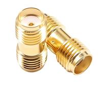 OUYNIEI Convertidor de conector antena coaxial RF SMA macho hembra a PL259 SO239 RP N BNC UHF TNC for escáner cámara CCTV(SMAK-SMAK,5PCS)