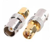 OUYNIEI Convertidor de conector antena coaxial RF SMA macho hembra a PL259 SO239 RP N BNC UHF TNC for escáner cámara CCTV(SMAJ-BNCK,20PCS)