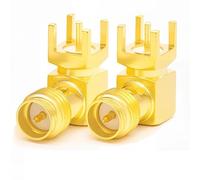 OUYNIEI Convertidor de conector antena coaxial RF SMA macho hembra a PL259 SO239 RP N BNC UHF TNC for escáner cámara CCTV(RPSMA-KWE,20PCS)