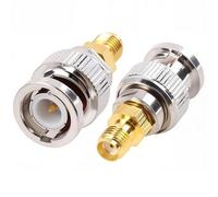OUYNIEI Convertidor de conector antena coaxial RF SMA macho hembra a PL259 SO239 RP N BNC UHF TNC for escáner cámara CCTV(SMAK-BNCJ,5PCS)