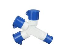 OUYNIEI Enchufe y toma industrial impermeable de 16 A, 3 pines, 3/4 vías, 220 V, IP44, 1 enchufe, varios enchufes, conector eléctrico alimentación macho hembra(1013)