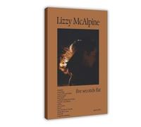 Ouyniei Lizzy McAlpine Five Seconds - Póster de lienzo plano para decoración de pared, pinturas para sala de estar, dormitorio, 30 x 45 cm