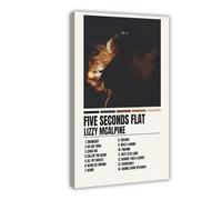 Ouyniei Lizzy McAlpine - Póster de álbum plano de Lizzy McAlpine de Five Seconds, póster de lienzo para decoración de dormitorio, oficina, habitación, regalo, 50 x 75 cm