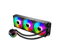 Ouyniei Refrigeración líquida for CPU Power Train DL-360A Water-Cold con radiador, Ventilador ARGB de 5 V y 3 Pines(DL-360 ARGB Black)