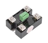 OUYNIEI Relé de estado sólido monofásico de CA con control de CC de canal doble, 10DA, 25DA, 40DA, SSR, módulo de relé de retardo de voltaje de 10 A, 25 A, 40 A, 24-480 CA(SK25DA)