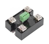 OUYNIEI Relé de estado sólido monofásico de CA con control de CC de canal doble, 10DA, 25DA, 40DA, SSR, módulo de relé de retardo de voltaje de 10 A, 25 A, 40 A, 24-480 CA(SK40DA)