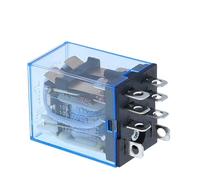 OUYNIEI Relé electromagnético electrónico LY2NJ HH62P de uso general, lámpara LED, 10 A, 8 pines, bobina DPDT, CA/CC, 12 V, 24, CA, 110, 220(DC,380V)