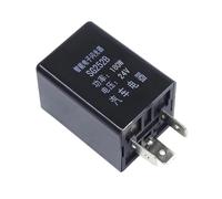 OUYNIEI Relé intermitente de 3 pines de 12 V y 24 V, compatible con luces de giro electrónicas LED, for advertencia de peligro.(24V)