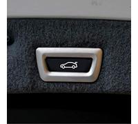 OuyOo Adhesivo cromado para puerta trasera de botón para BMW X1 f48 X3 f25 X4 f26 X5 f15 X6 3 series f30 F34 F36 F10 G30 accesorios de coche