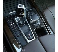 OuyOo Cubierta decorativa para panel de cambios de consola central para BMW X5 X6 F15 F16 2014-2018 accesorios de coche