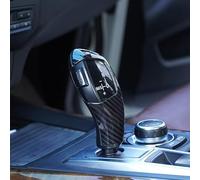 OuyOo LHD para BMW E60 E70 E71 5 Series X5 X6 ABS Cubierta de palanca de cambios interior de coche Decoración Auto Gear Head Cover Trim Car Decoratio