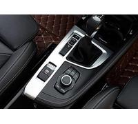 OuyOo Para BMW X1 F48 2016 2017 ABS cromado panel de cambio de marchas cubierta de lentejuelas accesorios de coche