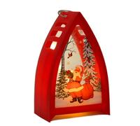 OUYUE Farolillos de Navidad Antiguo Decoraciones Navideñas Adornos Navideños Linterna Navideña Lámpara De Candelabro Luz Nocturna Decoración Navideña(A)