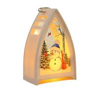 OUYUE Farolillos de Navidad Antiguo Decoraciones Navideñas Adornos Navideños Linterna Navideña Lámpara De Candelabro Luz Nocturna Decoración Navideña(B)