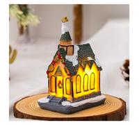 OUYUE Farolillos de Navidad Antiguo Decoraciones Navideñas Adornos para Árboles De Navidad Linterna Navideña Lámpara Candelabro Decoración Luz Nocturna Decoración Navideña(B)