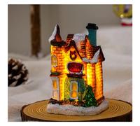 OUYUE Farolillos de Navidad Antiguo Decoraciones Navideñas Adornos para Árboles De Navidad Linterna Navideña Lámpara Candelabro Decoración Luz Nocturna Decoración Navideña(E)