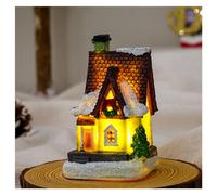 OUYUE Farolillos de Navidad Antiguo Decoraciones Navideñas Adornos para Árboles De Navidad Linterna Navideña Lámpara Candelabro Decoración Luz Nocturna Decoración Navideña(F)