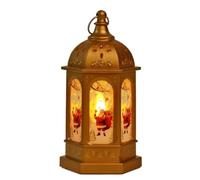 OUYUE Farolillos de Navidad Antiguo Decoraciones Navideñas, Linterna Navideña, Lámpara De Candelabro, Luz Nocturna, Decoración Muñeco Nieve para Anciano Decoración Navideña(B)