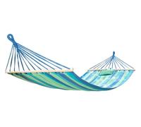 OUYUE Hamaca Jardin Patio Hamacas para Acampar De 200x80 Cm, Cómoda Hamaca Colgante Cuerda Red Nailon para Dormir para Mochilero En La Playa Portátil Exterior(A)