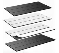 OUZRETUCU Cinta Magnetica Tiras Adhesiva, 12 Piezas 15cm x 25mm x 2mm Imanes Adhesivos, Lamina Imantada Autoadhesivo para Cocina Garaje Estudio Oficina