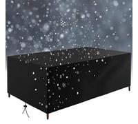 OUZUIU - Funda de invierno, para salón, jardín, muy resistente, 90 x 60 x 110 cm, LxWxH 420d Oxford, tela impermeable, cubierta de mesa de jardín, cubierta de protección contra rayos UV, resistente al
