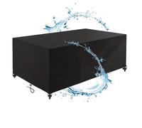 OUZUIU Fundas para muebles de jardín al aire libre, 125 x 80 x 100 cm (largo x ancho x alto), 420 D, tela Oxford resistente, impermeable, resistente al agua y al sol, funda de sofá para patio