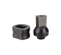 Oval Hole Punch Die Set for CH-60 Hydraulic Punch Tool - Heavy Duty Metal Punching Dies (11mm,Cut Edge)