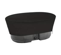 Oval Stock Tank Cover - 420D Oxford Cloth 59x40x25 Inch | Waterproof Dustpr | Pool Guard | Heavy Duty Protective Canopy For Outdoor Garden Ice Bath Patio Tub 150 Gallon