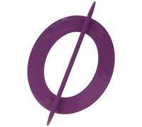 OVALE RAHMEN | 1 Ovaler PVC-Raffhalter | Pflaume