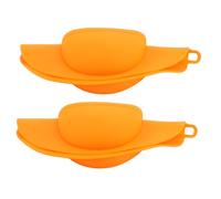 OVAQUIXI 2 Manoplas de Silicona para Parrilla de Barbacoa, de Horno Resistentes Al Calor para Ollas Calientes, Sartenes y Platos, con Diseño de Fácil Limpieza para Cocinar