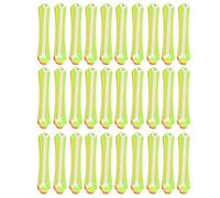 OVAQUIXI 30 Varillas para Permanente del Cabello (material ABS), Diseño Cóncavo, Agarre Seguro para el Cabello, Compatible con Cabello Húmedo/seco, Ligero y Portátil, Se Adapta Al