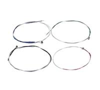 OVAQUIXI 4 Cuerdas de Acero, Universales para Violines 3/4 y /, Núcleo de Acero Inoxidable, G, D, Cuerdas Violín A&E, Herida Redonda con Bola, Experimenta una Durabilidad Excepcional y una