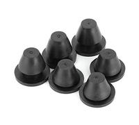 OVAQUIXI 6 Ojales de Goma para Cubierta Lateral, Material de Primera Calidad, Perfecto para Carenados de Motocicleta, 0521-1234, 0521-1235, Solución Duradera para Juntas Faltantes