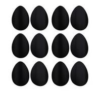 OVAQUIXI 6 Pares de Almohadillas Antideslizantes para Zapatos, Antideslizantes, Autoadhesivas, Redondas, de Silicona, Color Negro, para Tacones, Zapatos de Cuero, Baile y Caminar (cabeza redonda)