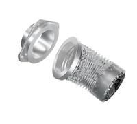 OVAQUIXI Acoplamiento Magnético de Ventilación para Secadora, Kit de Conector Hermético de Aleación de Aluminio con Manguera de 14 Pulgadas para Ventilación y Seguridad de Secadora