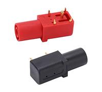 OVAQUIXI Adaptador Bnc a Conector Banana, Construcción de Latón PA, Pines de Cabecera en ángulo Recto, Disyuntores para Electrónica
