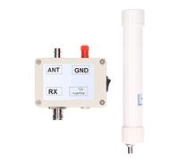 OVAQUIXI Adaptador de Conector SMA de Antena Activa, Antena de Recepción Activa de Aleación ABS, DC5 a 13 V 100 MA 10 KHz a 30 MHz para Receptor de Radio VLF HF Escucha de Radioaficionado