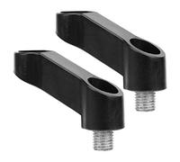 OVAQUIXI Adaptador de Espejo para Motocicleta, 2 uds., Elevador de Espejo de Manillar de Plástico, Extensión M10 que Se Adapta a la Mayoría de las Bicicletas Deportivas