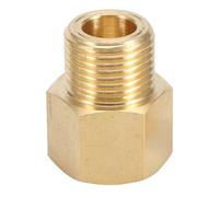 OVAQUIXI Adaptador de Tanque de CO2, Convertidor de Latón W21.8 a CGA320 para Regulador de Acuario, con Compatibilidad con Tanque de CO2 de Paintball, Fácil Instalación con Giro (CGA320 convertida a