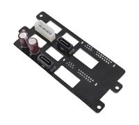OVAQUIXI Adaptador SFF 8482 a Serial ATA PCB SAS Unidad de Disco Duro a Serial ATA Adaptador con Alimentación de 4 Pines Convertidor de 2 Puertos de 6 Gbps para Integración de Unidad de Placa Base
