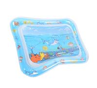 OVAQUIXI Alfombra de Agua para bebé, Alfombra de Juego Inflable con Patrón de Animales Marinos para un Fuerte Desarrollo Muscular y Estimulación Sensorial, Juguete Portátil para bebé para el Hogar y