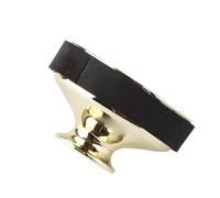 OVAQUIXI Amortiguador ABS Ligero para Práctica de Saxofón, Silenciador de Saxofón Alto, Fácil de Instalar y Transportar para Amantes del, Hecho de Material ABS Duradero (GOLD)