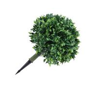 OVAQUIXI Árboles Artificiales de Bolas de Topiario, Vegetación Sintética Duradera, Juego de 2, 45 Cm para Decoración de Jardín y Oficina Al Aire Libre