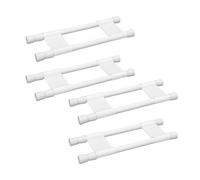 OVAQUIXI Barra para Refrigerador RV 40 a 70 Cm Ajustable, Varilla de | Capacidad de 15 Libras por Barra, Construcción de Plástico y Acero, Agarre de Goma Antideslizante, para Armario de Cocina
